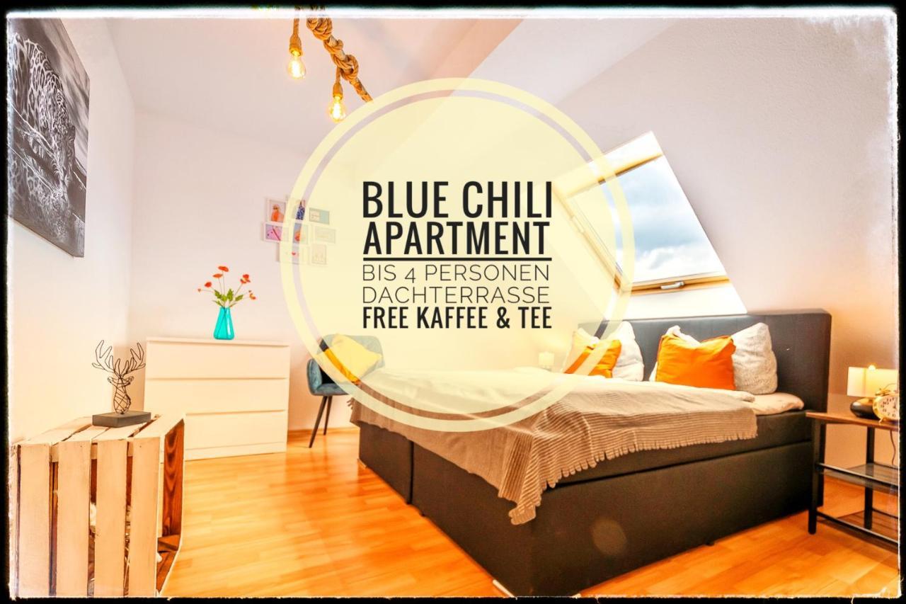 Blue Chili 19 Schoene Dachterasse Zentral Modern Bis 4 Pers Magdeburgo Exterior foto